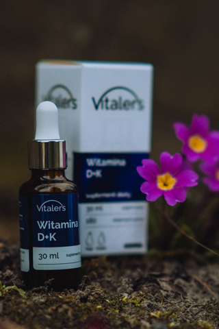 Vitaler's Vitamin D3 2000 IU K2-MK7 75 mcg, Tropfen - 30 ml