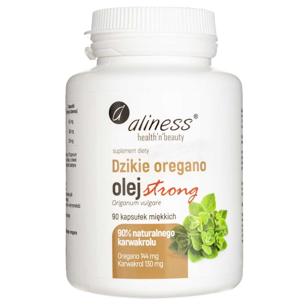 Aliness Wild oregano oil STRONG 100% natural 90 Capsules – Medpak