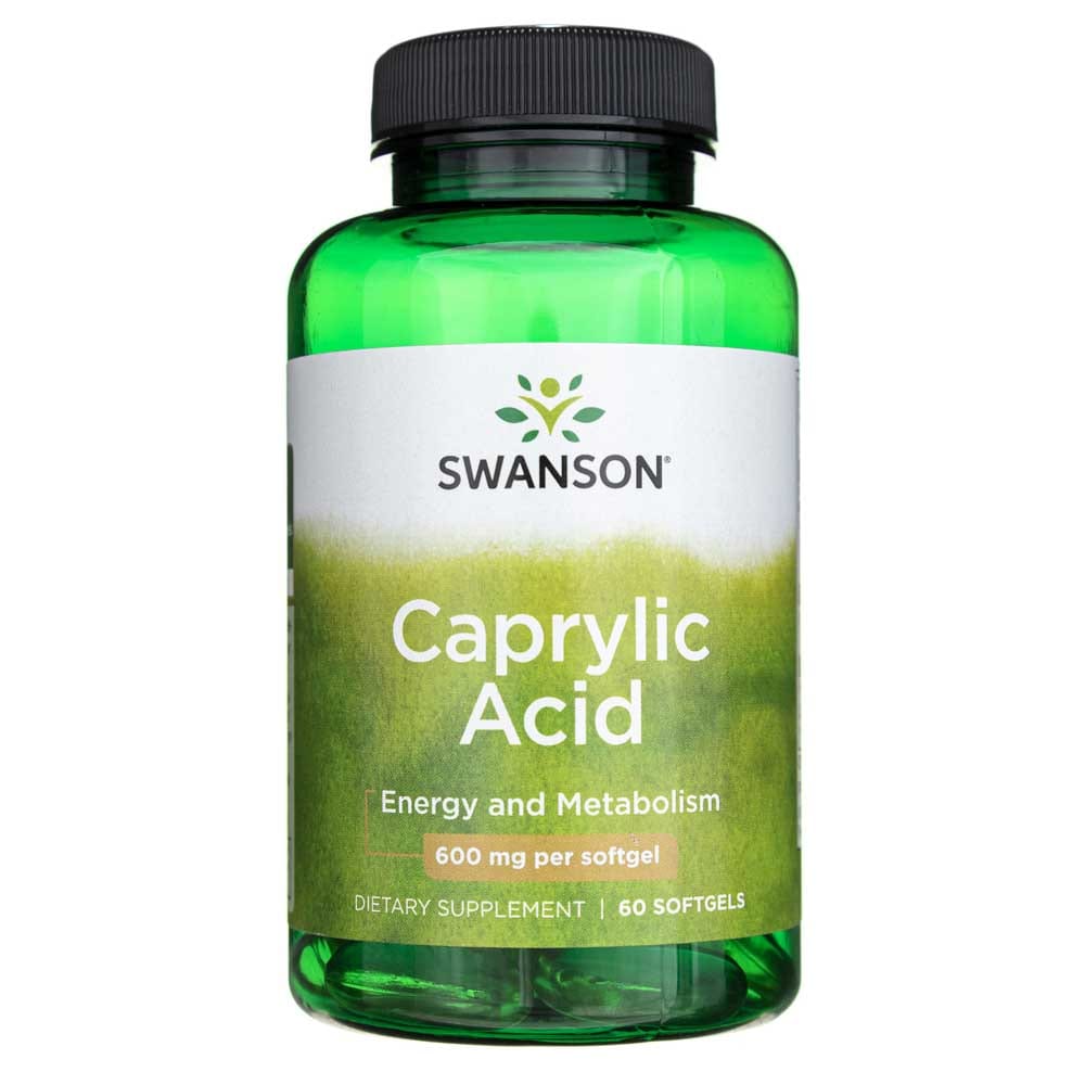 Swanson Caprylic Acid 600 mg - 60 Softgels | Medpak | Reviews on Judge.me