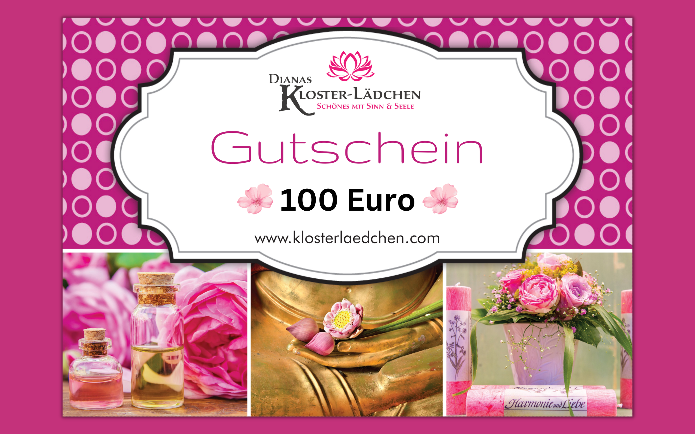 100 Euro Schmuckgutschein von Dianas Klosterlaedchen
