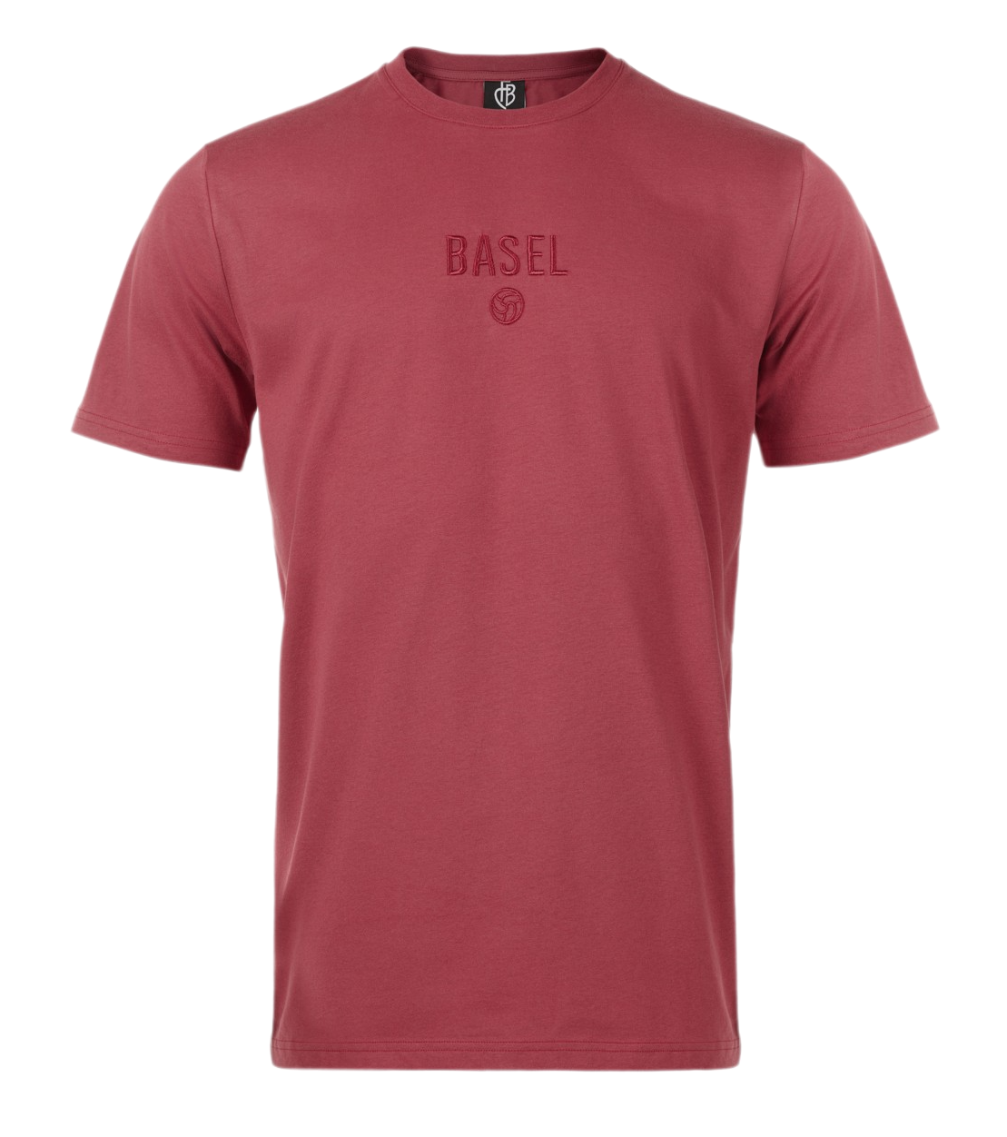 T-Shirt rostrot "Basel"