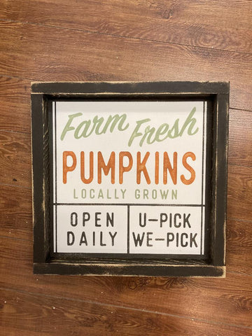 Farm Fresh Pumpkins