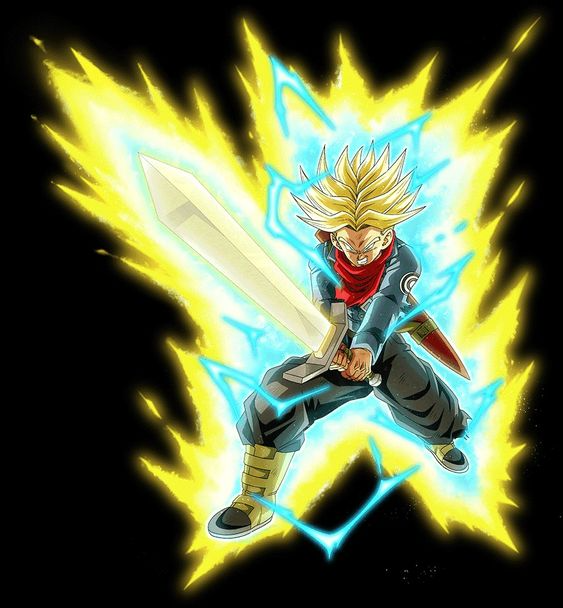 Mirai Trunks burning slash