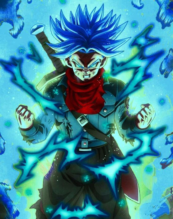 Mirai Trunks Super Saiyan blue