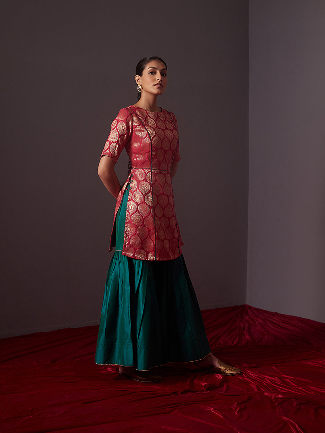 Long Gown Kurti 1Pc Designer wedding Party kurta Dress Plus Size Indian  Suit | eBay