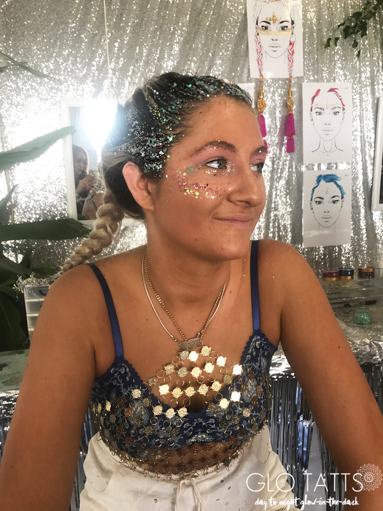 Splendour in the Grass Spell Byron Bay GLO TATTS festival style market stall