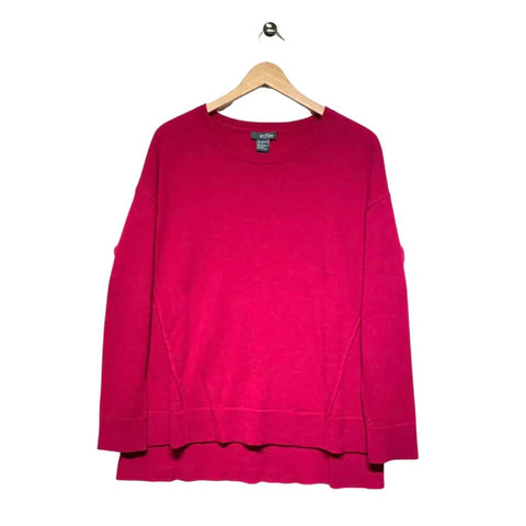 Griffen sweater, magenta fashion, portland style 