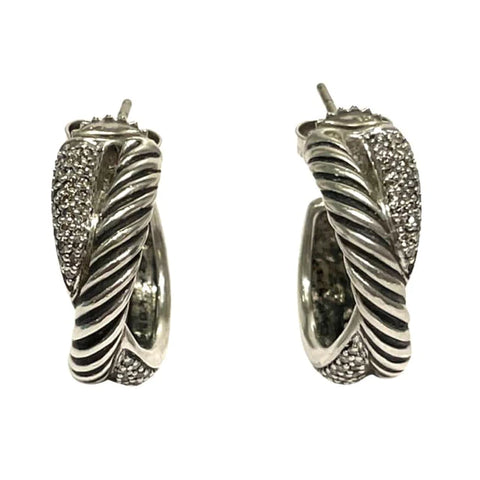 David Yurman earrings, david yurman sterling silver, portland david yurman, pdx david yurman, david yurman resale 