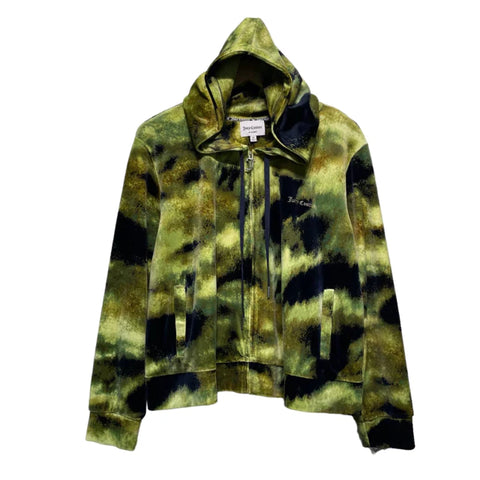 juicy couture camo fleece hoodie in size 2x