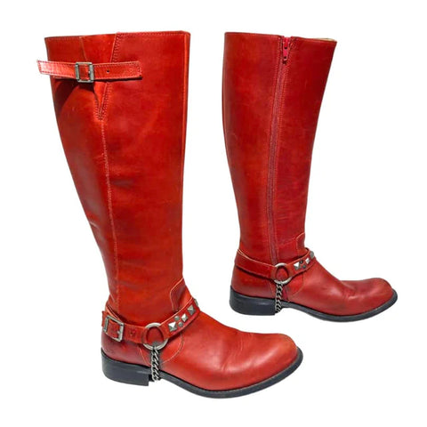 John Fluevog boots, red boots, portland fashion, portland style