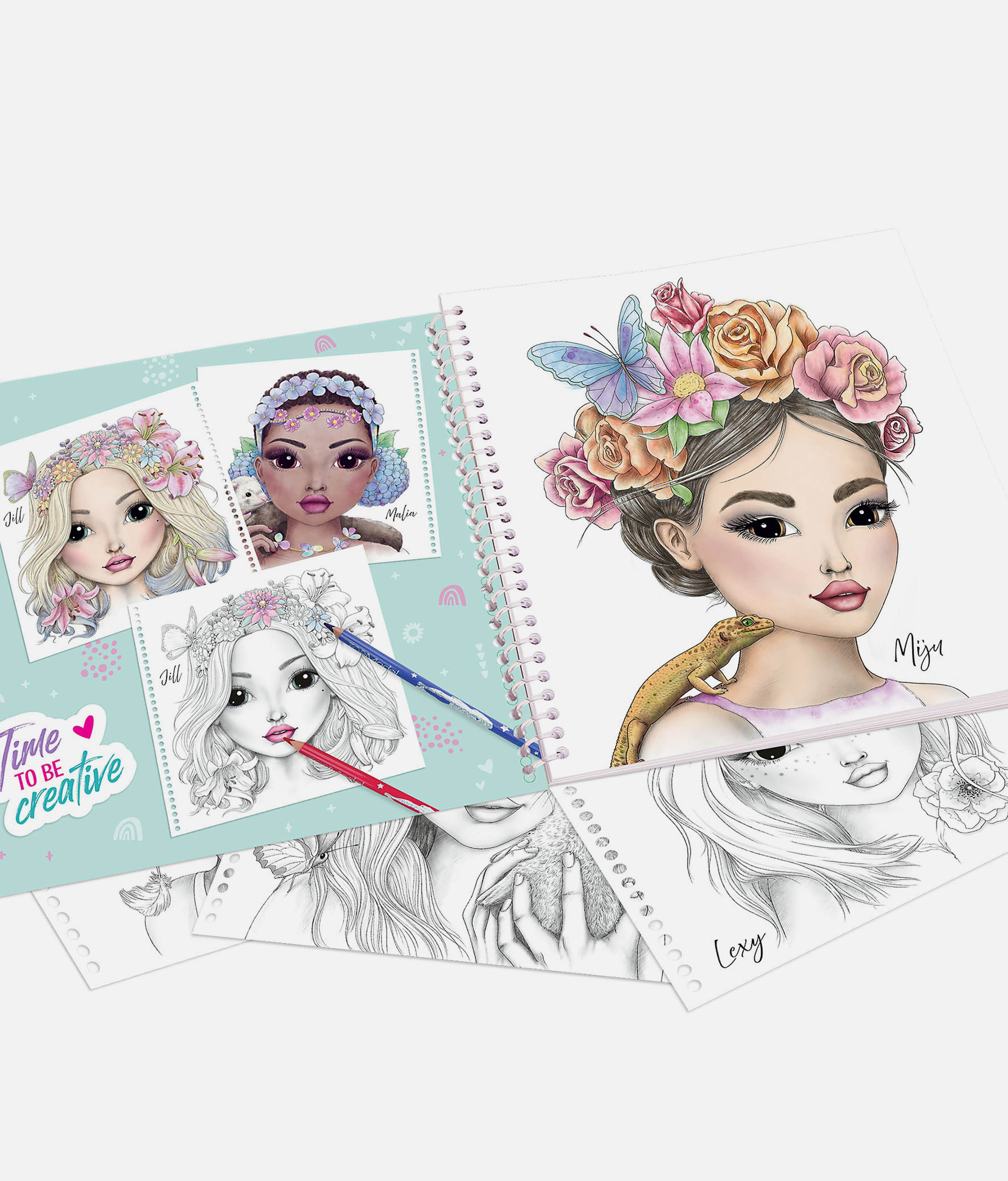 TopModel: top model Coloring Book, Top Model Dress Belgium