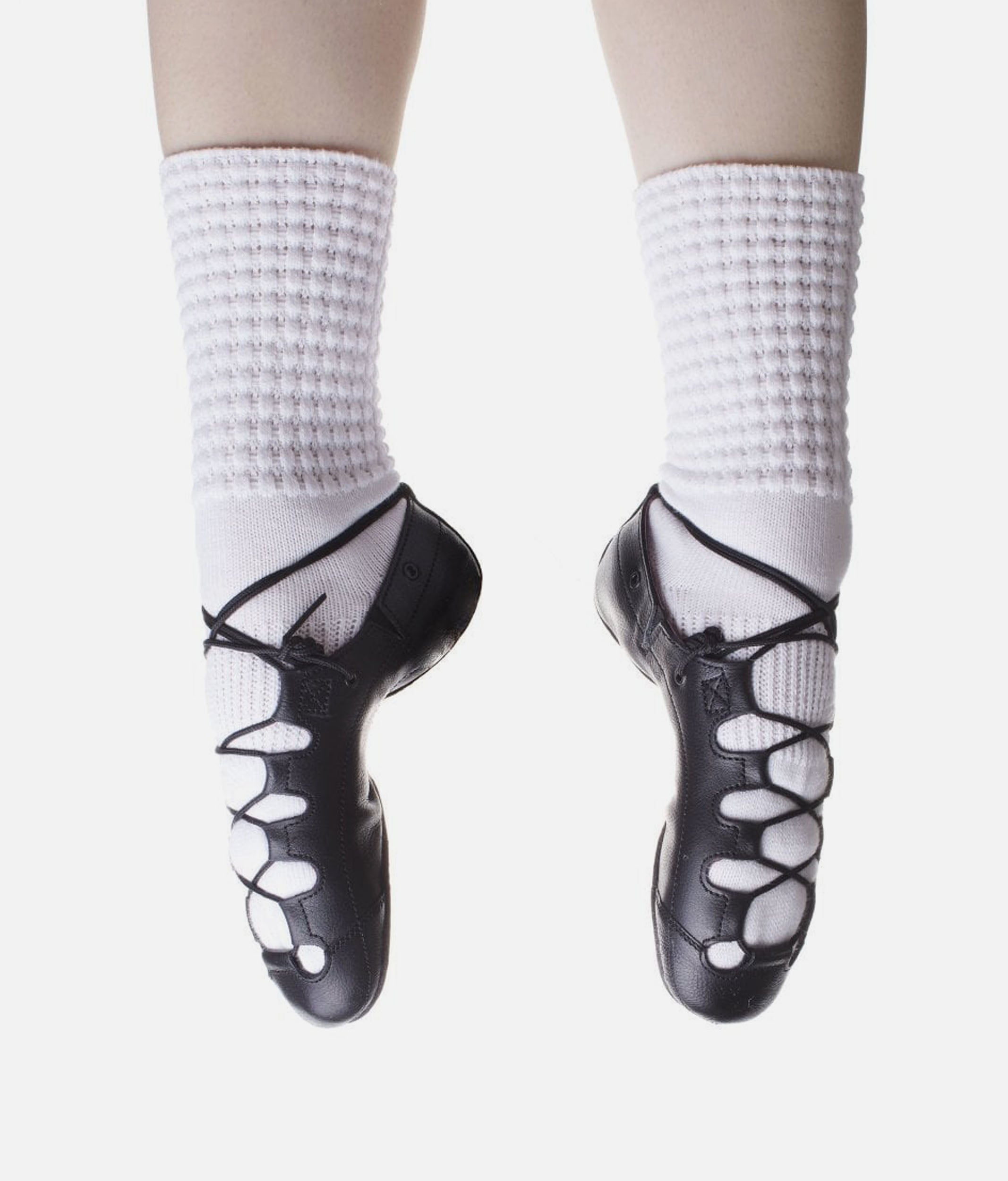 Irish Dance Gillies Tall White Socks Stock Photo 2357601905