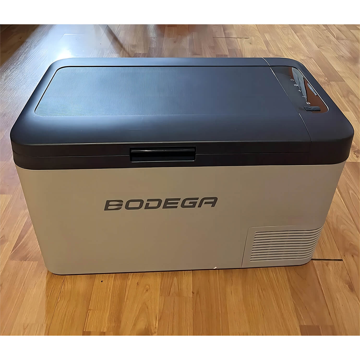 BODEGA 27 Quarts Portable Electric Car Cooler for a Family Trip - 25L RV  Refrigerator - Sky Blue 