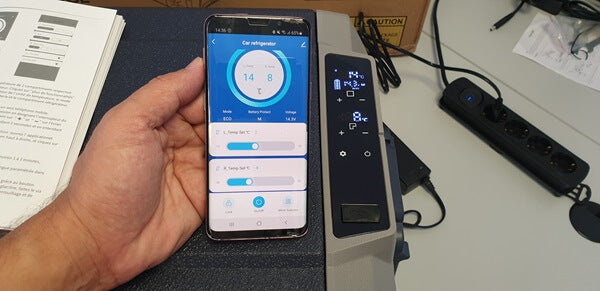 car fridge app control