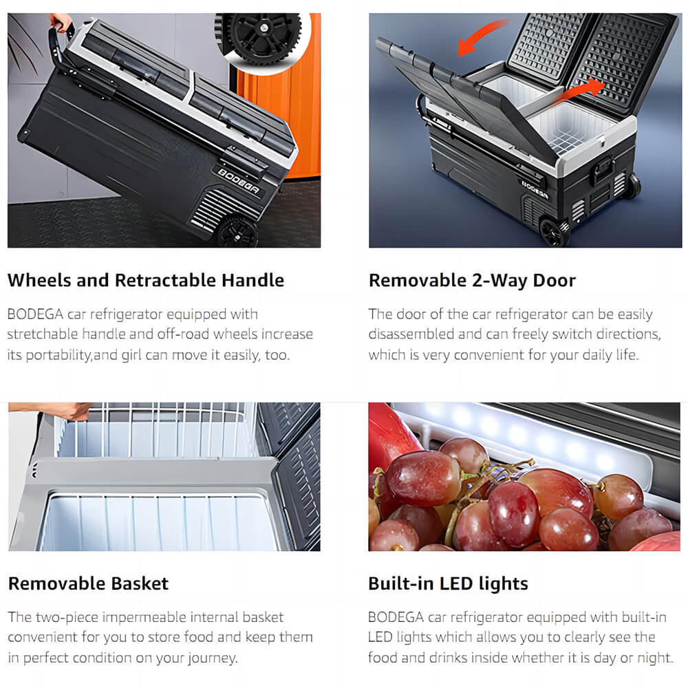 TWW95 portable refrigerator details