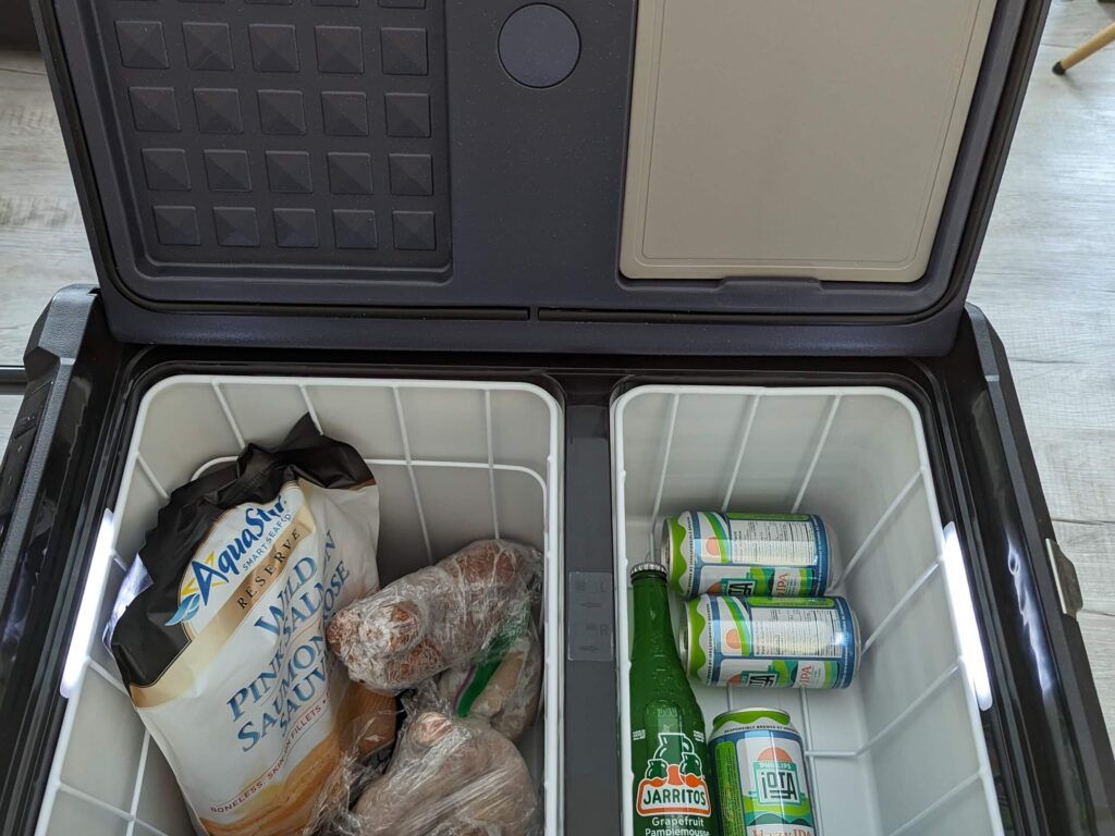 48qt car fridge food storage