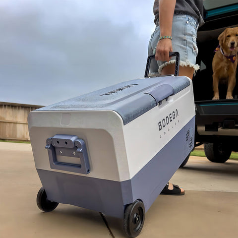 car fridge with wheels