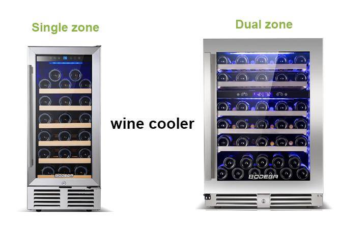 wine cooler 2 types