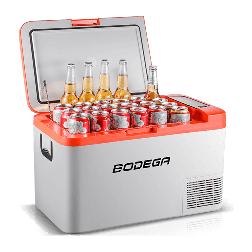 BODEGAcooler 27qt/25L K25 12V Portable Car Fridge Freezer - Orange