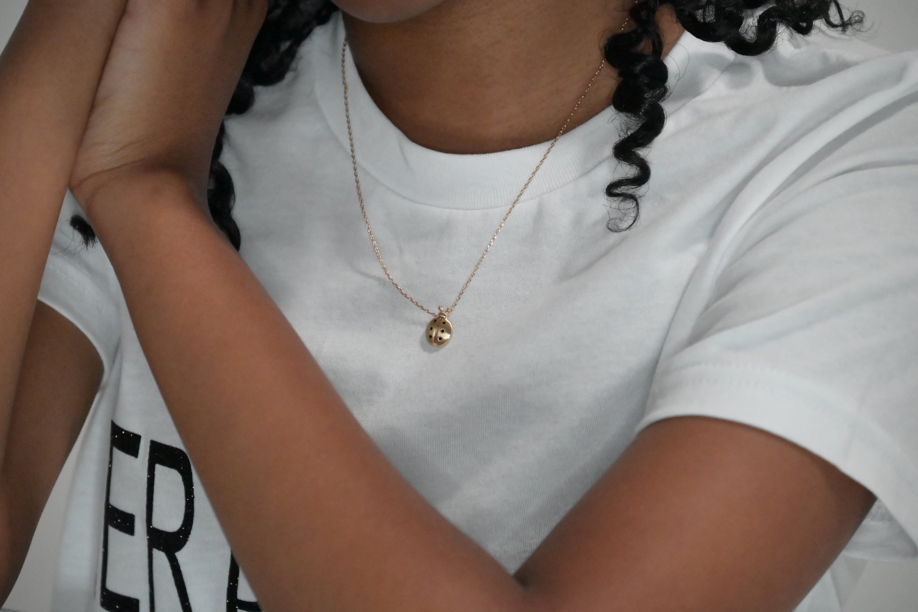 Lucky to have you Ladybug pendant