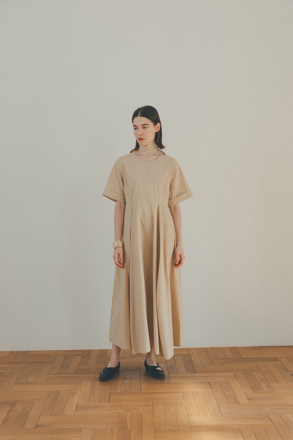 CLANE ワンピース クラネ WIDE BELT MAXI ONE PIECE - library