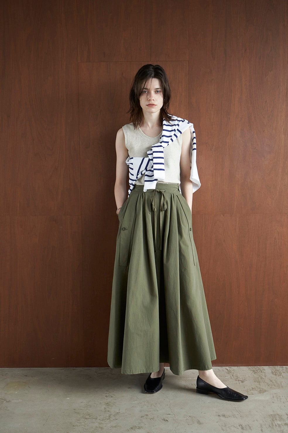 すぐ発送可能！ クラネ clane 2WAY MILITARY VOLUME SKIRT - 通販