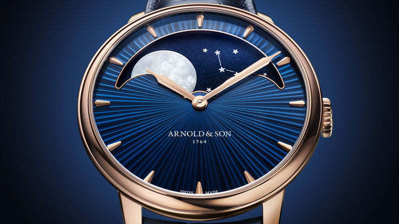 Arnold & Son Perpetual Moon stellar rays rose gold