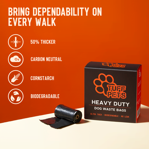 Bring Dependability On Every Walk - 50% Thicker | Carbon Neutral | Cornstarch Blend | Biodegradable