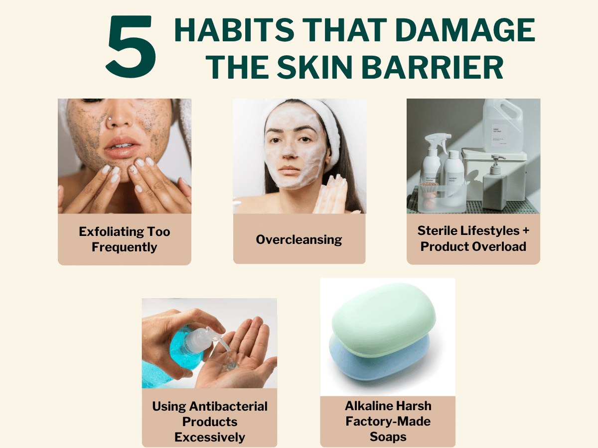 5 Habits That Damage The Skin Barrier And Microbiome