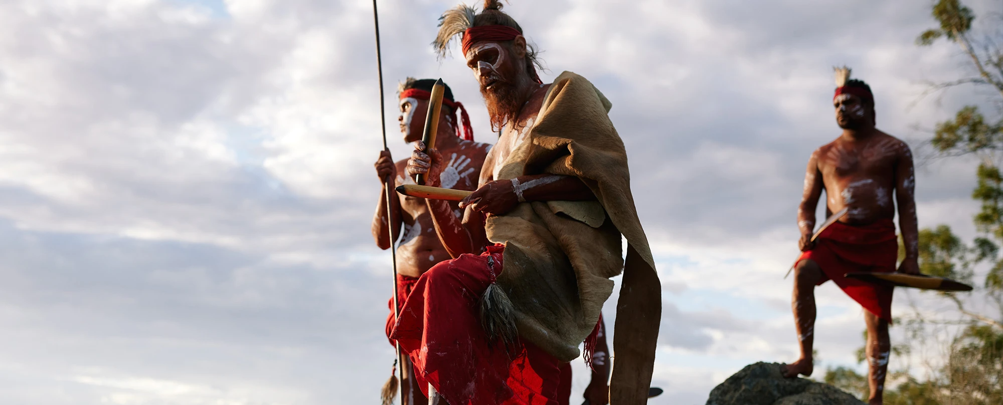 Man Playing Clapping Sticks