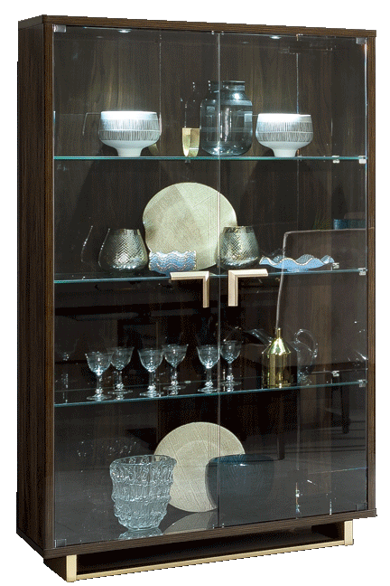 Volare China Cabinet 2 Glass Door