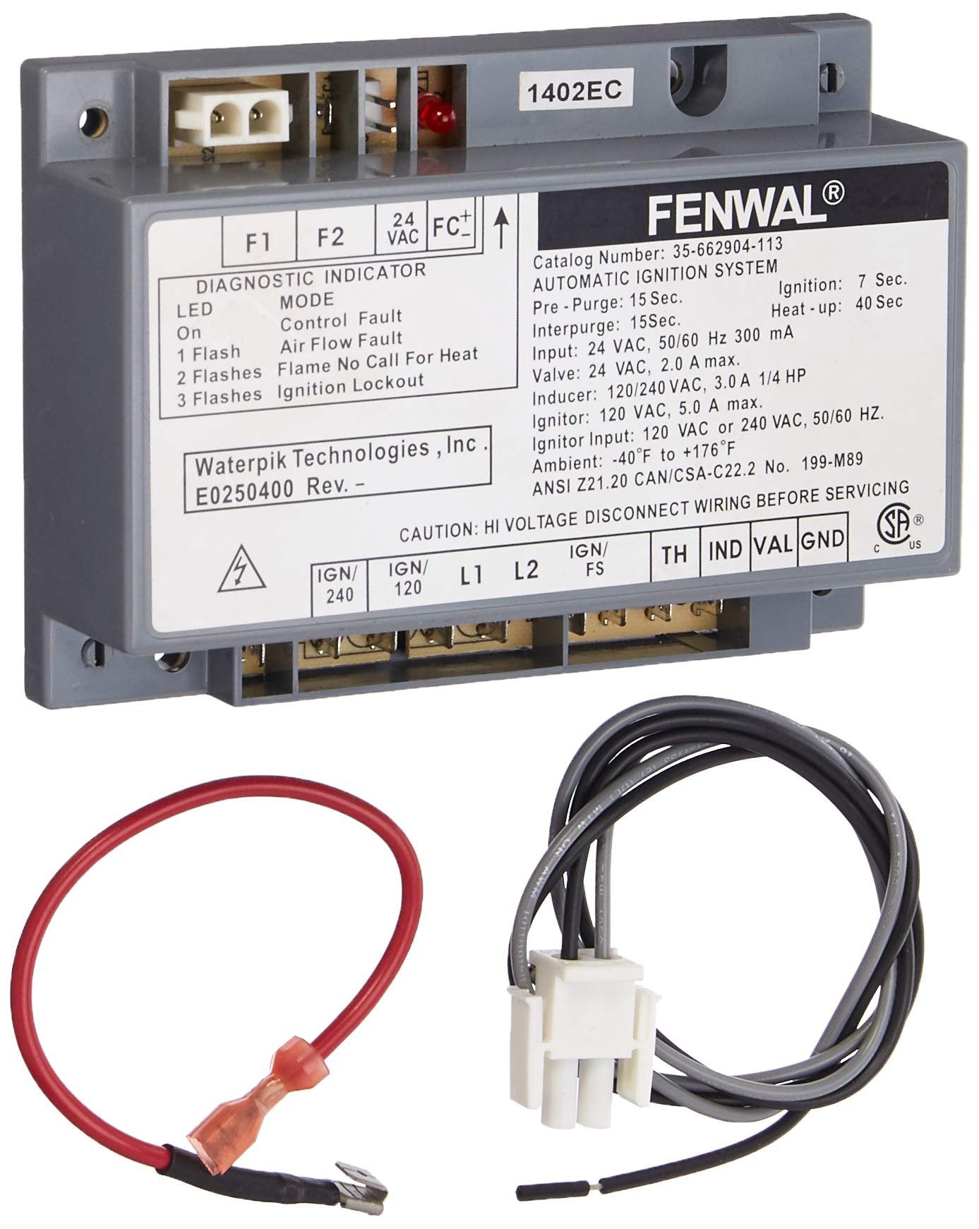 Zodiac R0408100 Ignition Control System Replacement for Zodiac Select Jandy Pool and Spa Heaters