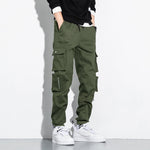 CHAIFENKO Hip Hop Cargo Pants Men Fashion Harajuku Harem Pant Streetwear Casual Joggers Multi-Pocket Tie feet Men Pant M-8XL