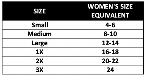 Women Clothing Size Guide