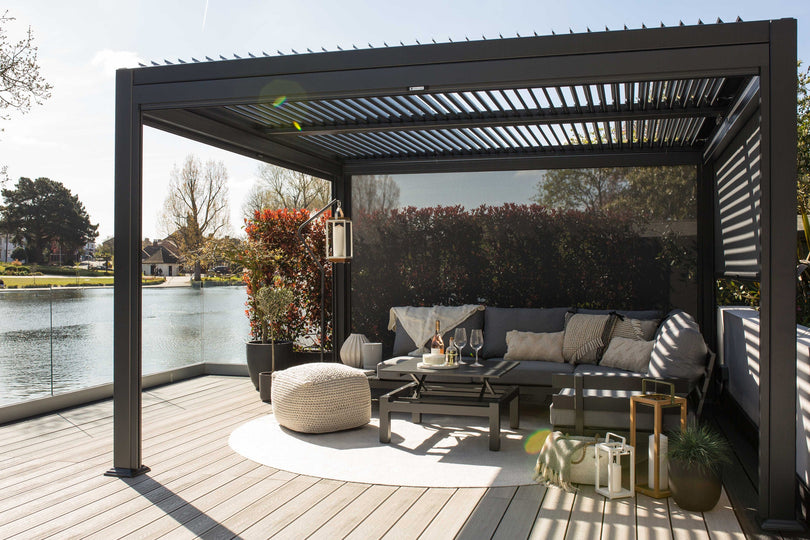 Maranza Deluxe Louvered Pergola 3m x 3m Image 1
