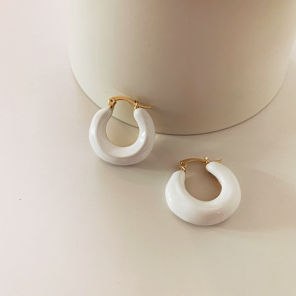 Personalized ceramic earrings – Quaint