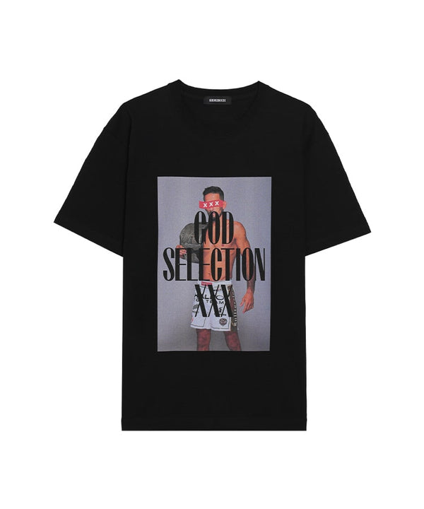 GOD SELECTION XXX × RIZIN ホベルト・サトシ・ソウザ Tシャツ / BLACK