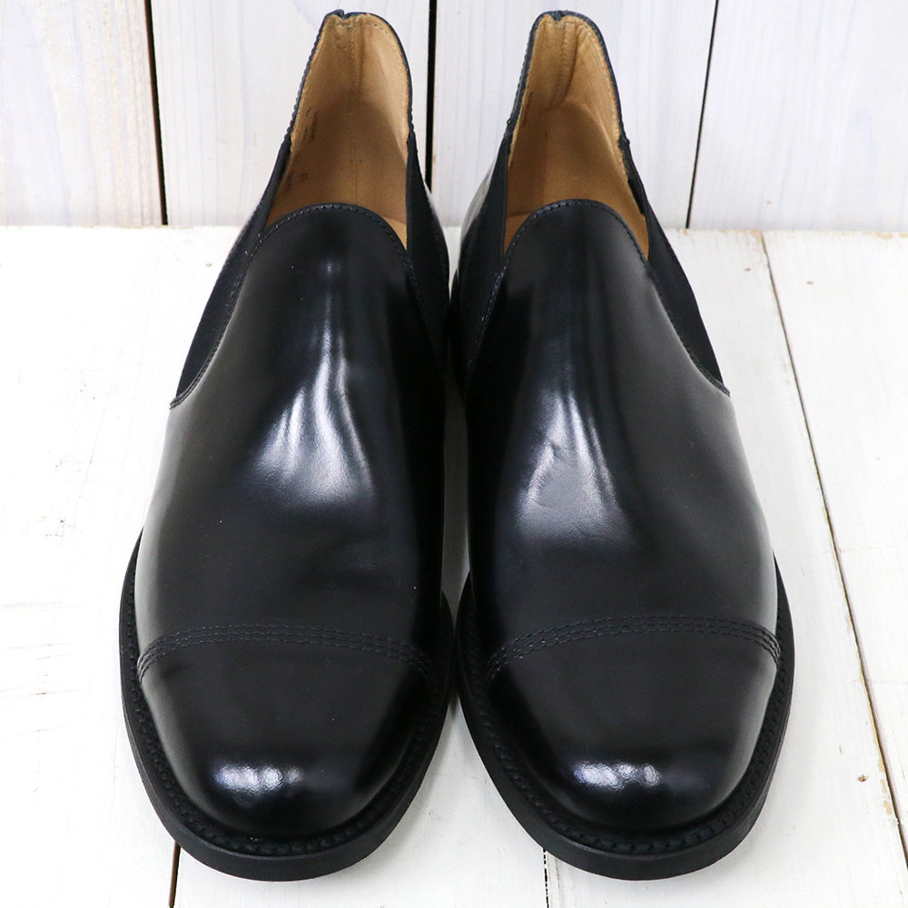 SANDERS『Military Cap Toe Short Chelsea』(Black)