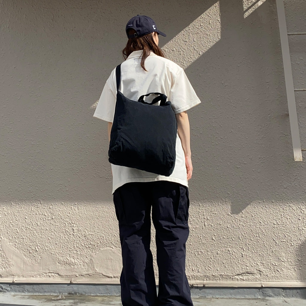 hobo『2Way Tote Bag Cotton Canvas Vintage Wash』(Black)