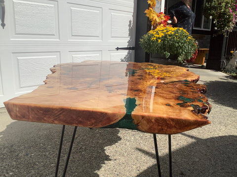 wood armoury table