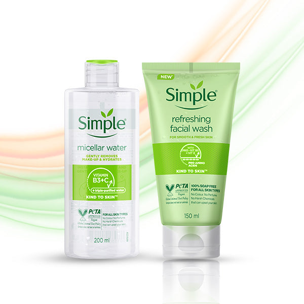 Simple Skincare Kind To Skin Double Cleanse Combo