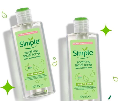 Simple Kind To Skin Soothing Facial Toner 200ml
