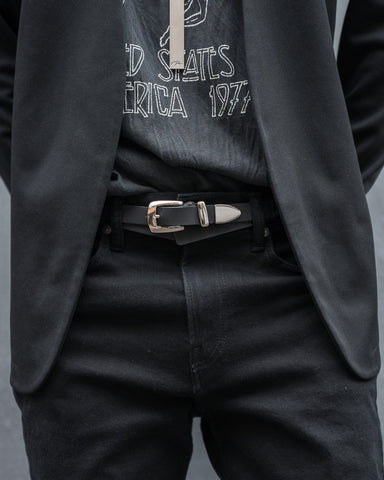 PRY / Metal Buckle Leather Belt