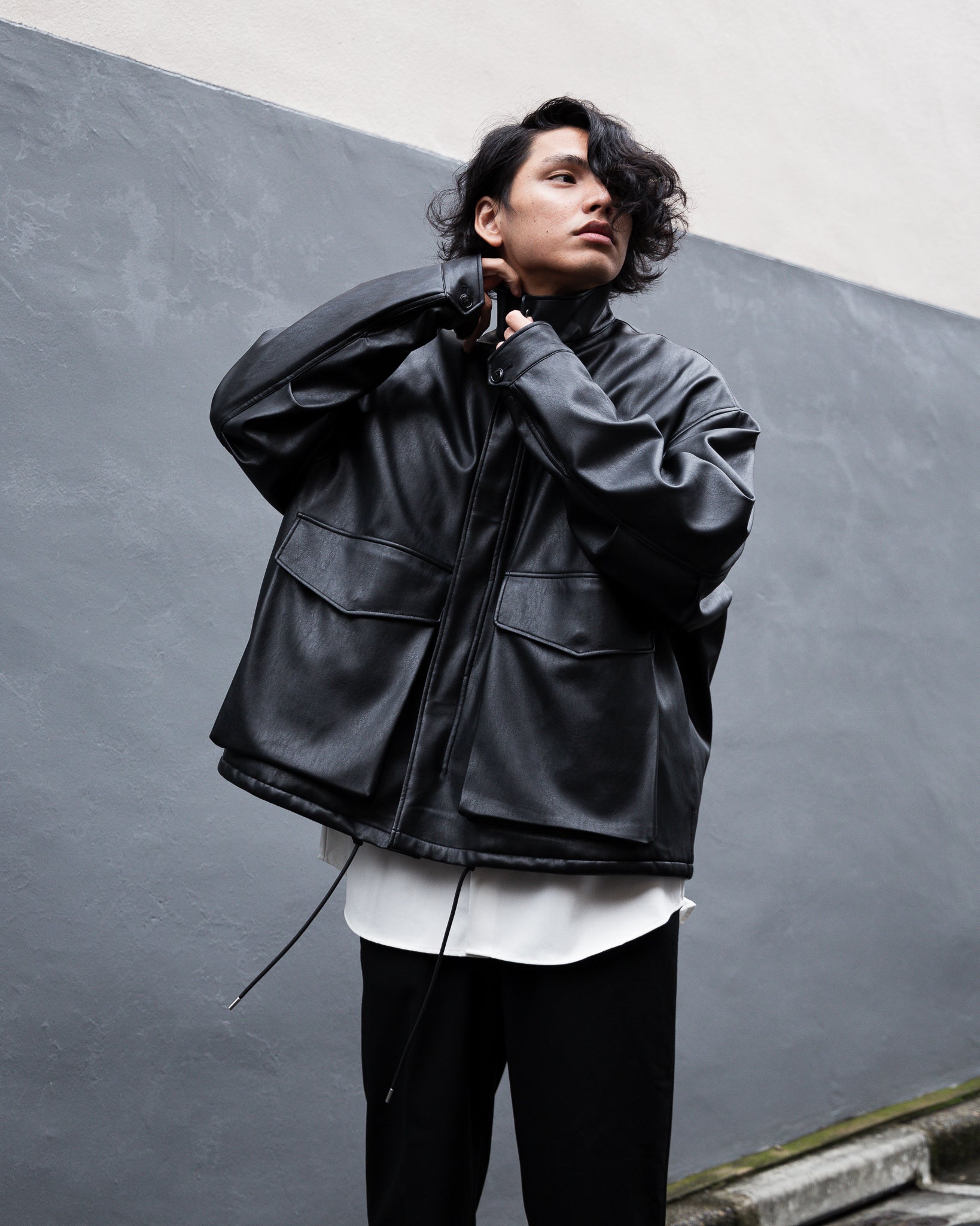 PRY plus / Leather BDU Jacket シュウト サイズ2-