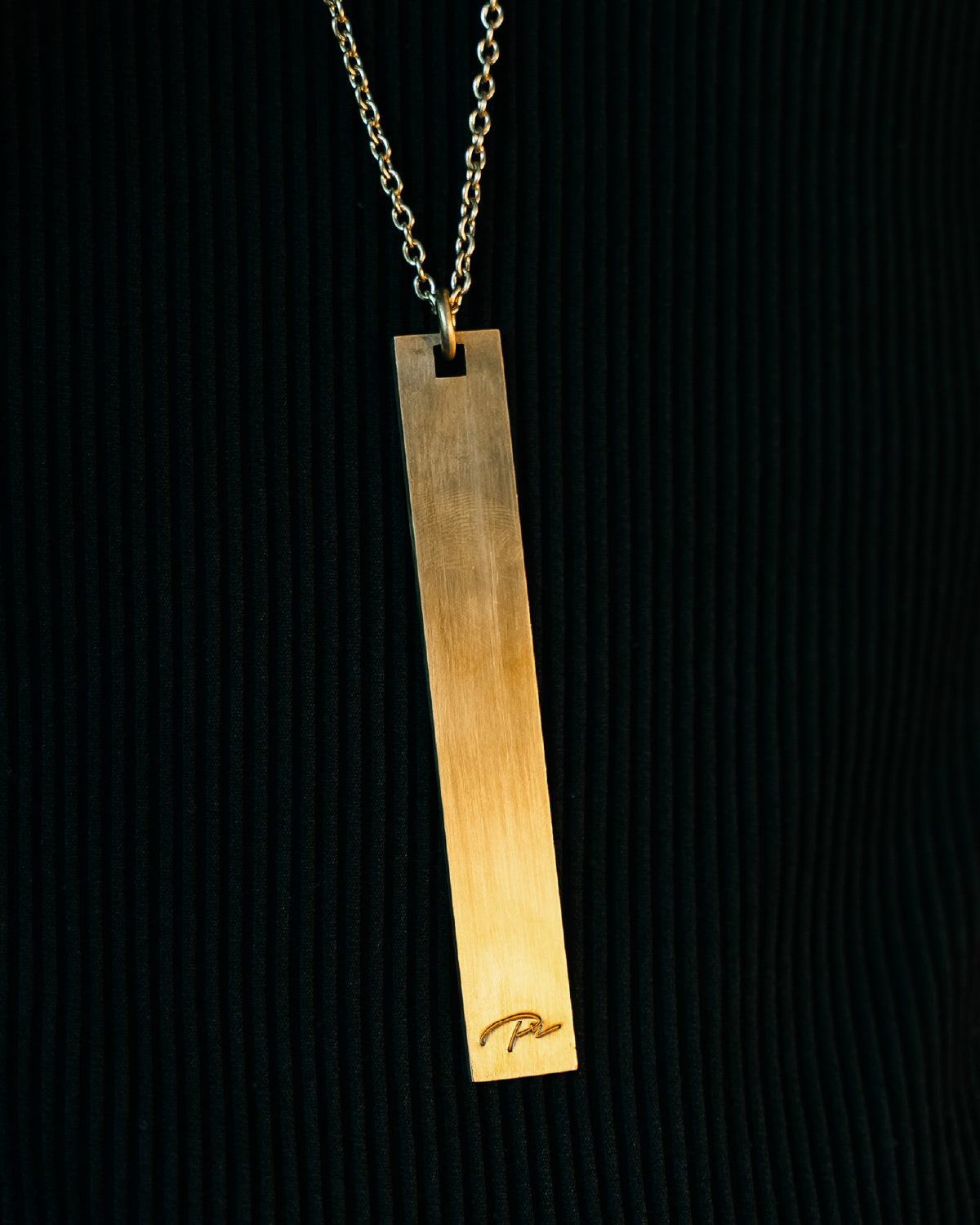 PRY 3way Plate Necklace 真鍮 - electro-tel.com