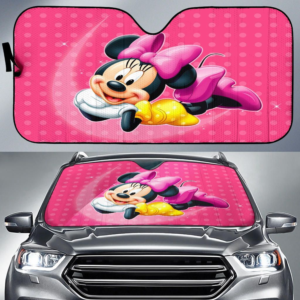 Mouse Lady Mouse Car Sunshade 0823