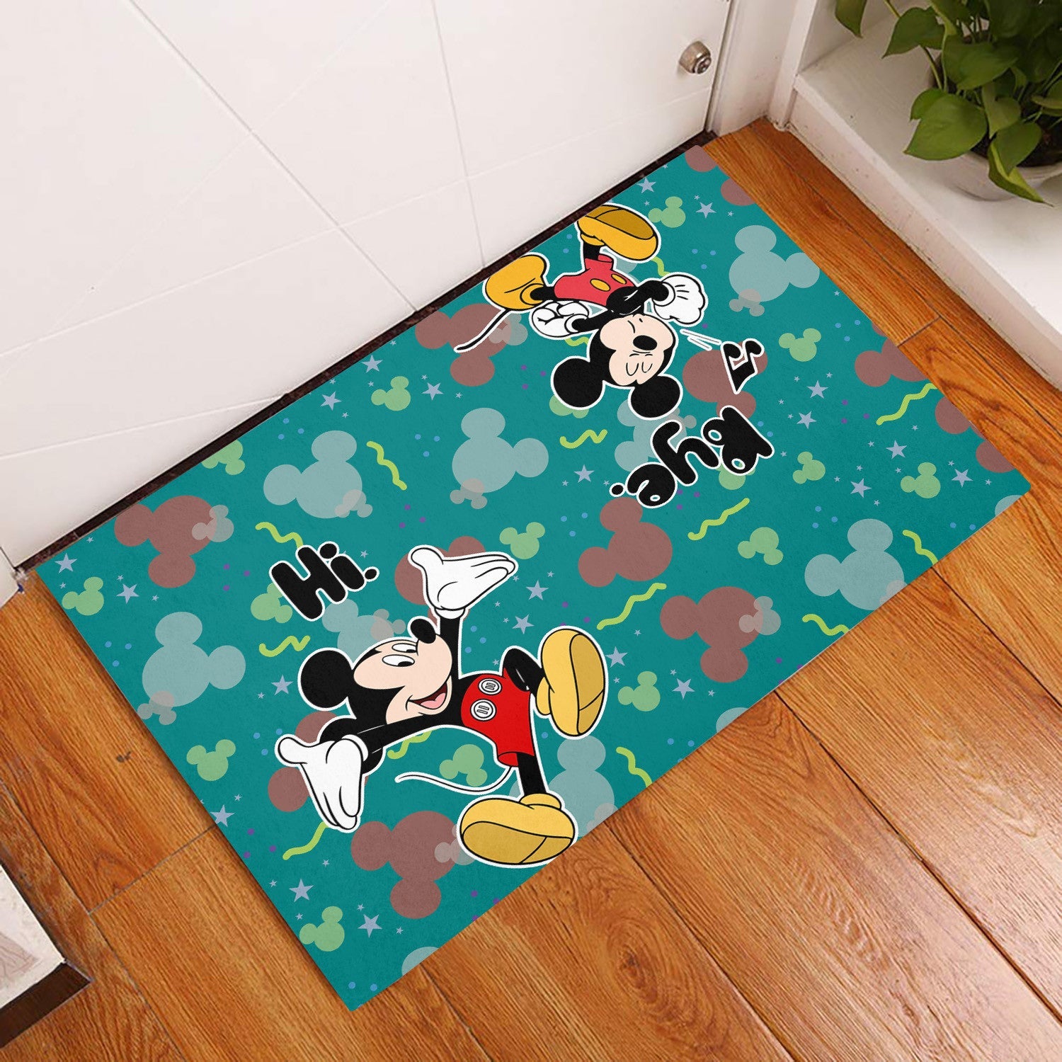 Hi Bye Mouse Doormat 0823