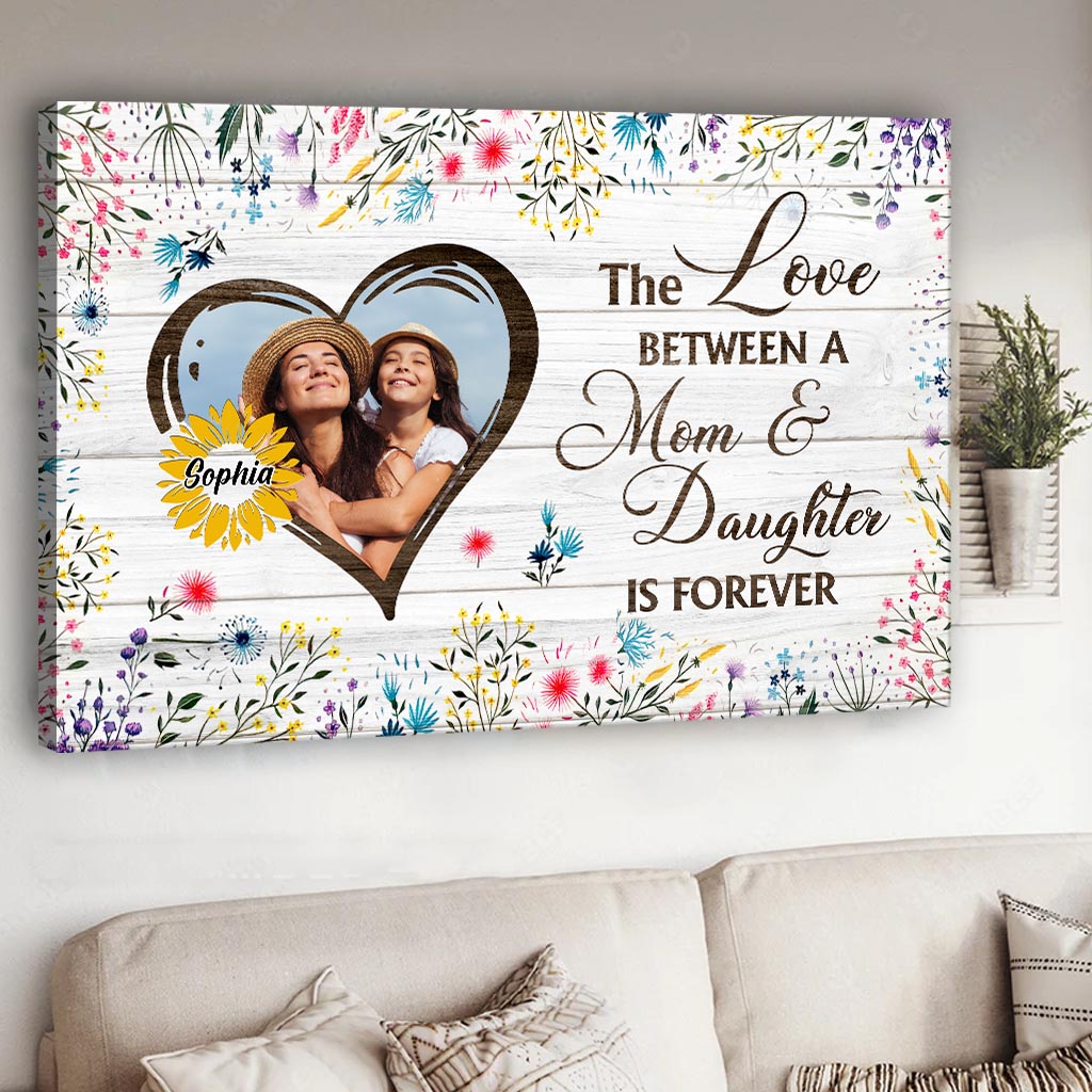 If Moms Were Flowers - Personalized Mother Canvas And Poster