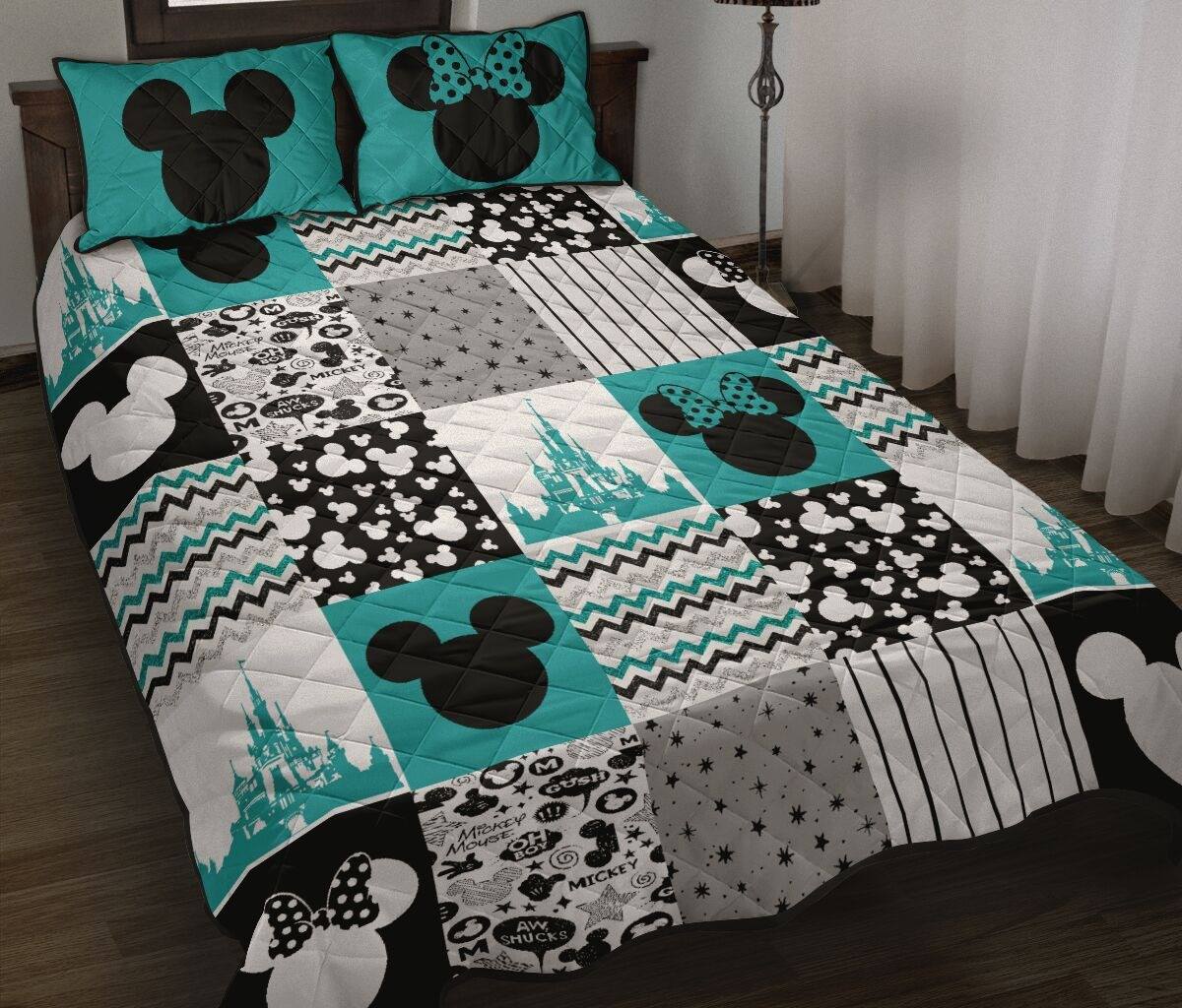 Mouse Couple Mouse Quilt Set