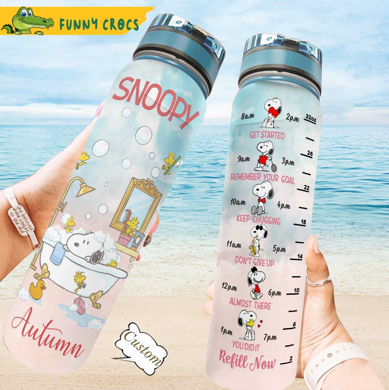 Take A Bath Personalized Water Tracker Bottle 0523